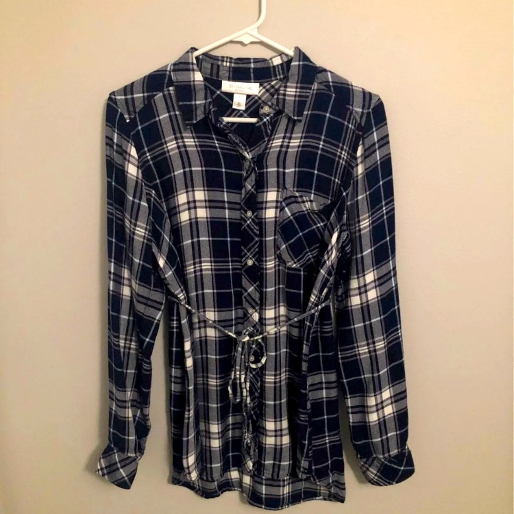 SOLD!! Maternity flannel